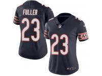 Nike Bears #23 Kyle Fuller Navy Blue Women Stitched NFL Limited Rush Jersey