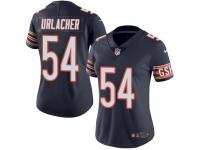 Nike Bears #54 Brian Urlacher Navy Blue Women Stitched NFL Limited Rush Jersey