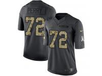 Nike Bears #72 William Perry Black Men Stitched NFL Limited 2016 Salute to Service Jersey