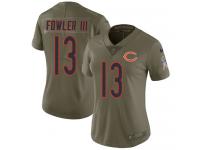 Nike Bennie Fowler III Limited Olive Women's Jersey - NFL Chicago Bears #13 2017 Salute to Service