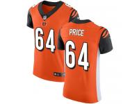 Nike Billy Price Elite Orange Alternate Men's Jersey - NFL Cincinnati Bengals #64 Vapor Untouchable
