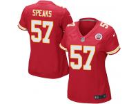 Nike Breeland Speaks Game Red Home Women's Jersey - NFL Kansas City Chiefs #57