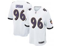 Nike Brent Urban Game White Road Youth Jersey - NFL Baltimore Ravens #96