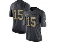 Nike Cardinals #15 Michael Floyd Black Men Stitched NFL Limited 2016 Salute to Service Jersey