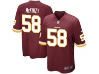 Nike Cassanova McKinzy Washington Redskins Men's Game Burgundy Team Color Jersey