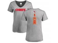 Nike Chad Henne Ash Backer V-Neck Women's - NFL Kansas City Chiefs #4 T-Shirt