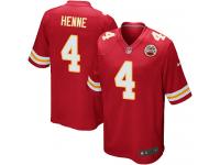 Nike Chad Henne Game Red Home Youth Jersey - NFL Kansas City Chiefs #4