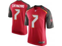 Nike Chandler Catanzaro Game Red Home Men's Jersey - NFL Tampa Bay Buccaneers #7