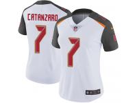 Nike Chandler Catanzaro Limited White Road Women's Jersey - NFL Tampa Bay Buccaneers #7 Vapor Untouchable