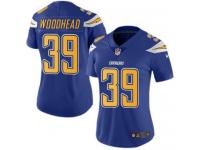 Nike Chargers #39 Danny Woodhead Electric Blue Women Stitched NFL Limited Rush Jersey