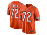 Nike Charles Leno Game Orange Alternate Men's Jersey - NFL Chicago Bears #72