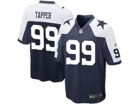 Nike Charles Tapper Game Navy Blue Alternate Men's Jersey - NFL Dallas Cowboys #99 Throwback