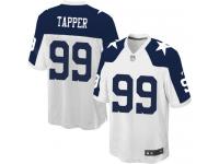 Nike Charles Tapper Game White Alternate Men's Jersey - NFL Dallas Cowboys #99 Throwback