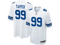 Nike Charles Tapper Game White Road Men's Jersey - NFL Dallas Cowboys #99