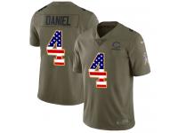 Nike Chase Daniel Limited Olive USA Flag Youth Jersey - NFL Chicago Bears #4 2017 Salute to Service