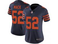 Nike Chicago Bears #52 Khalil Mack Navy Blue Alternate Women's Stitched NFL Vapor Untouchable Limited Jersey