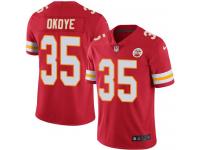 Nike Chiefs #35 Christian Okoye Red Men Stitched NFL Limited Rush Jersey