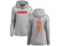 Nike Christian Okoye Ash Backer Women's - NFL Kansas City Chiefs #35 Pullover Hoodie