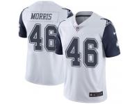 Nike Cowboys #46 Alfred Morris White Men Stitched NFL Limited Rush Jersey