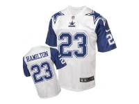 Nike Dallas Cowboys #23 Jakar Hamilton White Throwback Men Stitched NFL Elite Jersey