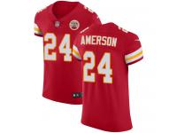 Nike David Amerson Elite Red Home Men's Jersey - NFL Kansas City Chiefs #24 Vapor Untouchable