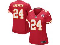 Nike David Amerson Game Red Home Women's Jersey - NFL Kansas City Chiefs #24