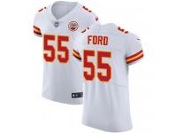 Nike Dee Ford Elite White Road Men's Jersey - NFL Kansas City Chiefs #55 Vapor Untouchable