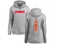 Nike Derrick Nnadi Ash Backer Women's - NFL Kansas City Chiefs #91 Pullover Hoodie