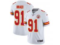 Nike Derrick Nnadi Limited White Road Youth Jersey - NFL Kansas City Chiefs #91 Vapor Untouchable