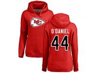 Nike Dorian O'Daniel Red Name & Number Logo Women's - NFL Kansas City Chiefs #44 Pullover Hoodie