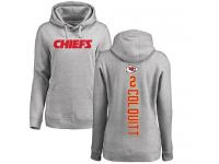Nike Dustin Colquitt Ash Backer Women's - NFL Kansas City Chiefs #2 Pullover Hoodie