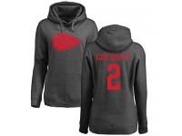 Nike Dustin Colquitt Ash One Color Women's - NFL Kansas City Chiefs #2 Pullover Hoodie