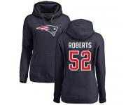 Nike Elandon Roberts Navy Blue Name & Number Logo Women's - NFL New England Patriots #52 Pullover Hoodie