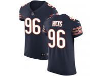 Nike Elite Akiem Hicks Navy Blue Men's Jersey - Chicago Bears #96 NFL Vapor Untouchable Home