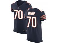 Nike Elite Bobby Massie Navy Blue Men's Jersey - Chicago Bears #70 NFL Vapor Untouchable Home