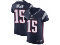 Nike Elite Chris Hogan Navy Blue Men's Jersey - New England Patriots #15 NFL Vapor Untouchable Home