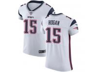 Nike Elite Chris Hogan White Men's Jersey - New England Patriots #15 NFL Vapor Untouchable Road