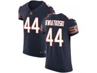 Nike Elite Nick Kwiatkoski Navy Blue Men's Jersey - Chicago Bears #44 NFL Vapor Untouchable Home