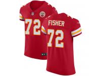 Nike Eric Fisher Elite Red Home Men's Jersey - NFL Kansas City Chiefs #72 Vapor Untouchable