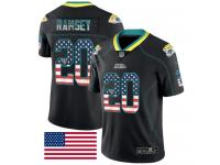 Nike Jacksonville Jaguars #20 Jalen Ramsey Black Men's Stitched NFL Limited Rush USA Flag Jersey