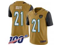 Nike Jaguars #21 A.J. Bouye Gold Men's Stitched NFL Limited Rush 100th Season Jersey