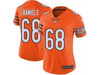 Nike James Daniels Limited Orange Women's Jersey - NFL Chicago Bears #68 Rush Vapor Untouchable