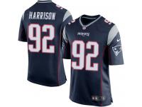 Nike James Harrison Game Navy Blue Home Men's Jersey - NFL New England Patriots #92