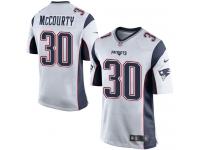 Nike Jason McCourty Game White Road Youth Jersey - NFL New England Patriots #30