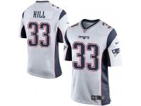 Nike Jeremy Hill Game White Road Youth Jersey - NFL New England Patriots #33