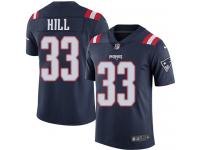 Nike Jeremy Hill Limited Navy Blue Youth Jersey - NFL New England Patriots #33 Rush Vapor Untouchable
