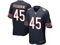 Nike Joel Iyiegbuniwe Game Navy Blue Home Men's Jersey - NFL Chicago Bears #45
