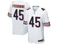 Nike Joel Iyiegbuniwe Game White Road Men's Jersey - NFL Chicago Bears #45