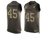 Nike Joel Iyiegbuniwe Green Men's Jersey - NFL Chicago Bears #45 Salute to Service Tank Top