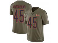 Nike Joel Iyiegbuniwe Limited Olive Youth Jersey - NFL Chicago Bears #45 2017 Salute to Service